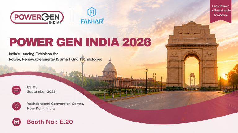 Ukážka výstavy | FANHAR Electronics debutuje na POWERGEN India 2026 – stánok E.20, vaša návšteva je srdečne pozvaná